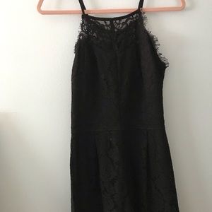 Black Lace Romper